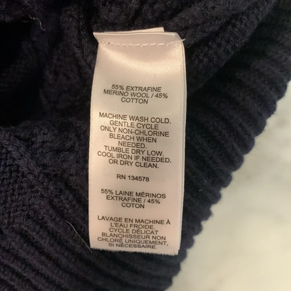 Vineyard Vines Varsity Sweater, Navy/Green/White, size small, like new
